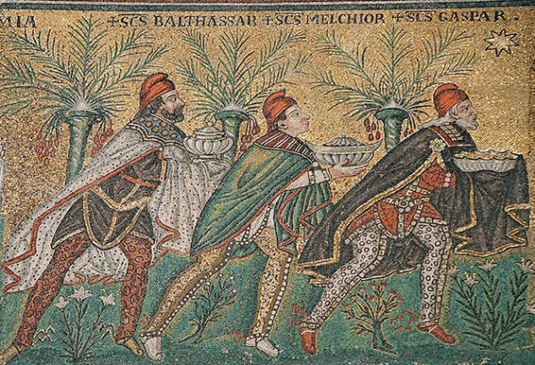 De drie koningen in Sant'Apollinare, Ravenna