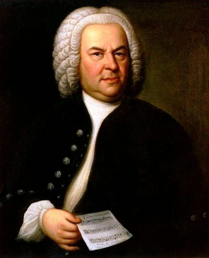 Portret van Johann Sebastian Bach (Elias Gottlob Haußmann, 1748)
