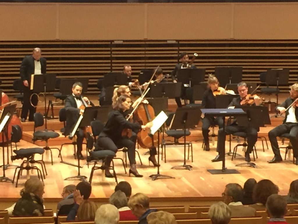 Het Orchestre National de Lille maakt zich klaar voor het concert