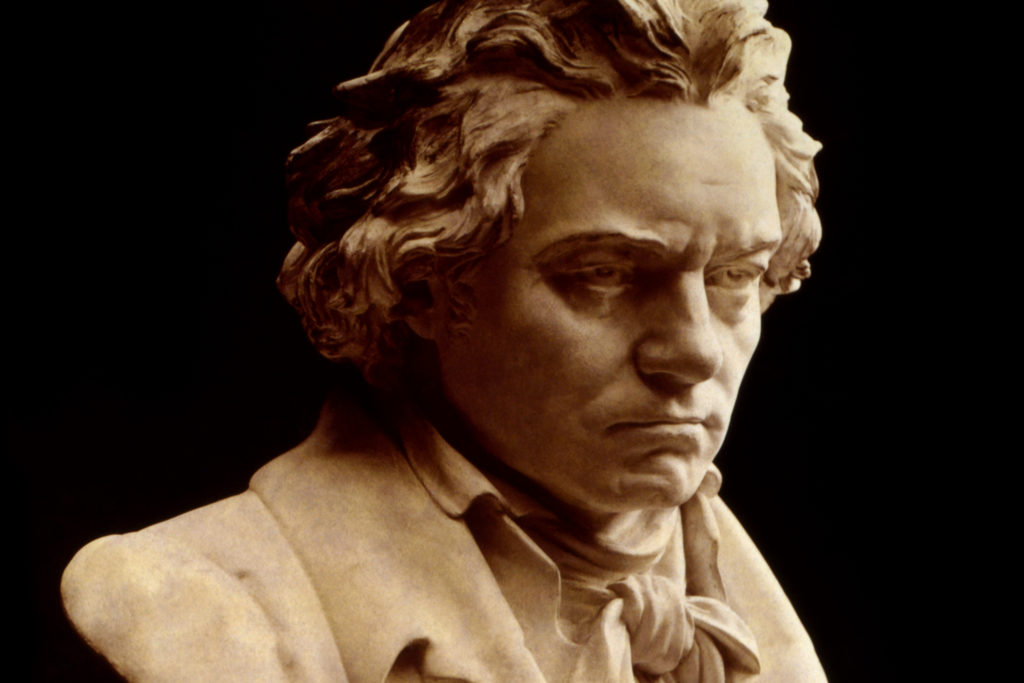 Buste van Beethoven door Hugo Hagen
