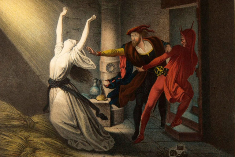 Pakt Zwischen Mephisto Und Faust Joseph_Fay,_Faust_und_Mephisto_im_Kerker,_1848 - MUSICO Reizen