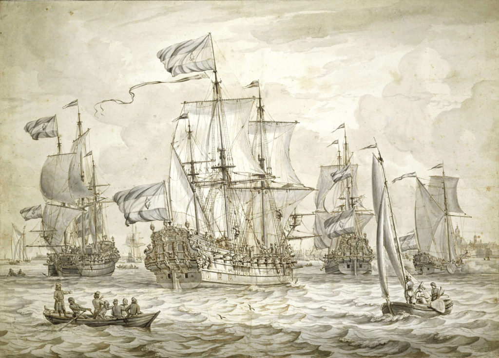 Abraham Storck, Het fregat Peter en Paul, Stadsarchief Amsterdam