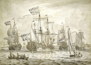 Abraham Storck, Het fregat Peter en Paul, Stadsarchief Amsterdam