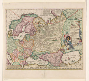 Kaart van Rusland (Nicolaes Visscher)