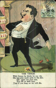 Ansichtkaart The tenor, 1905