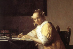 Schrijvend meisje (Vermeer)