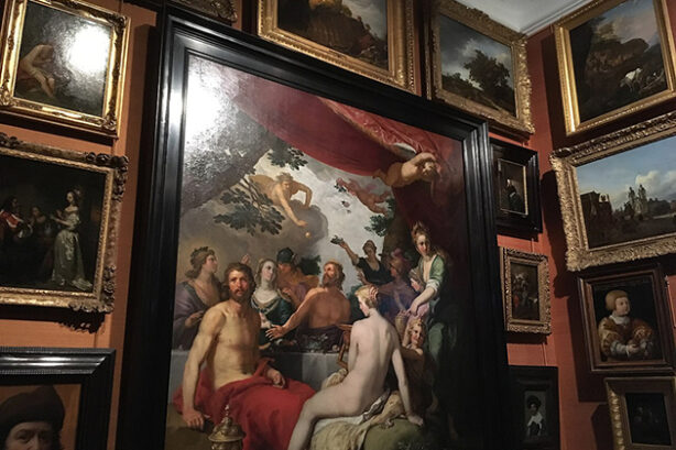 Schilderijen in de anti-chambre - Galerij Prins Willem V (Den Haag)