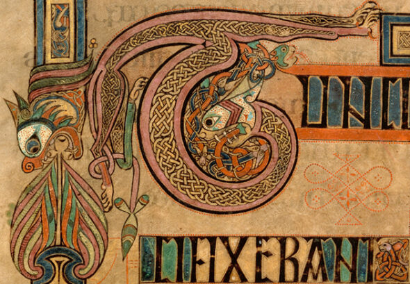Book of Kells - detail van een miniatuur