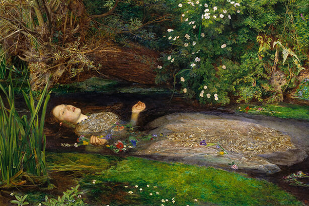 Ophelia - detail (John Everett Millais)
