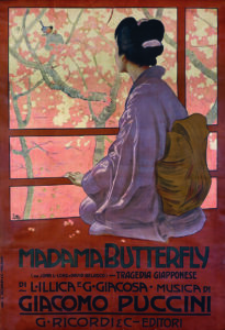Madama Butterfly (Giacomo Puccini) - voorkant eerste uitgave van de partituur)