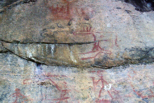 Prehistorische tekeningen, nabij Mikkeli
