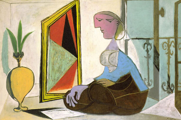 Vrouw voor spiegel (Picasso)