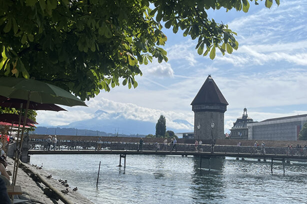 Aan de Rijn in Basel