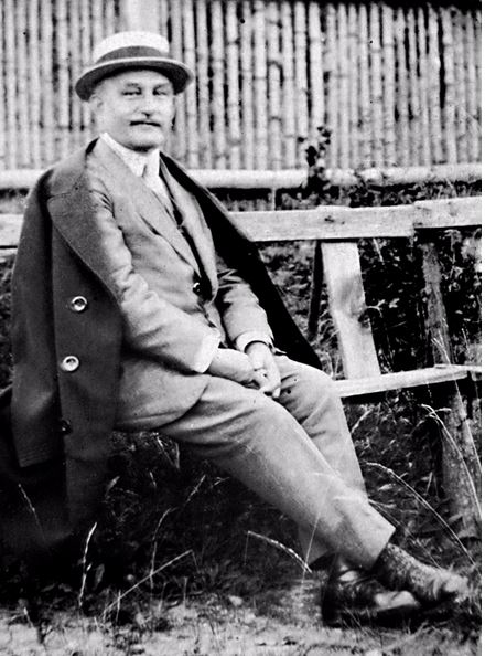 Leoš Janáček in 1917 in Luhačovice 