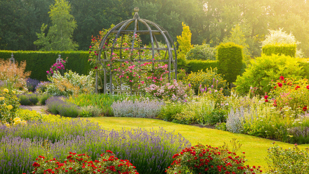 De tuinen van Waterperry House