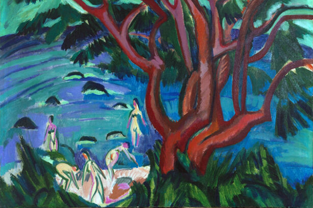 Roter Baum am Strand (Kirchner, 1913) Mannheim