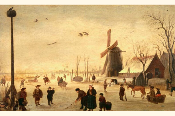 Winterlandschap (Barent Avercamp, in Schloss Oldenburg)
