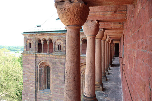 Dwerggalerij op de Dom van Speyer