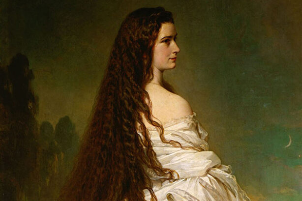 Keizerin Elisabeth van Oostenrijk (Franz Xaver Winterhalter - detail)