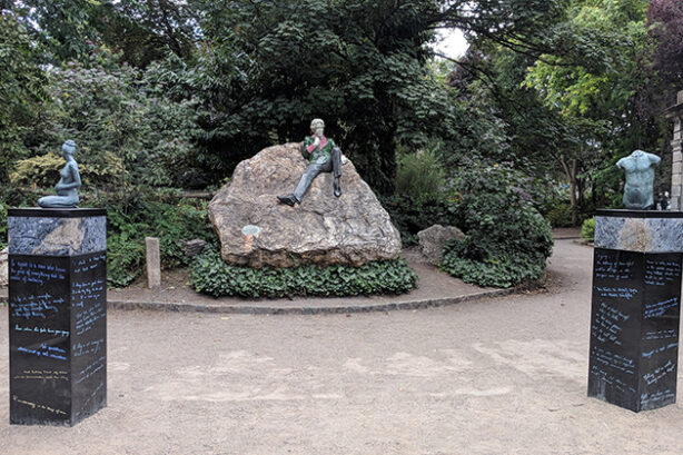 Oscar Wilde Memorial Monument in Dublin