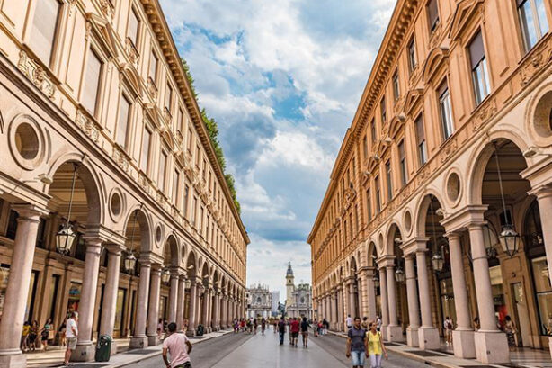 Overdekt wandelen in Turijn