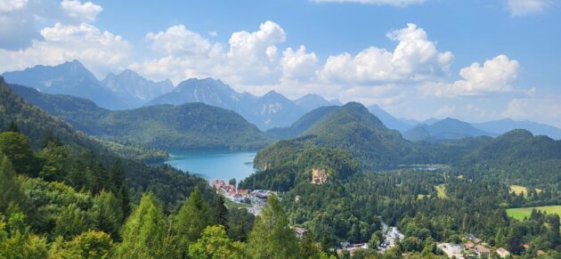 Uitzicht vanaf Schloss Neuschwanstein