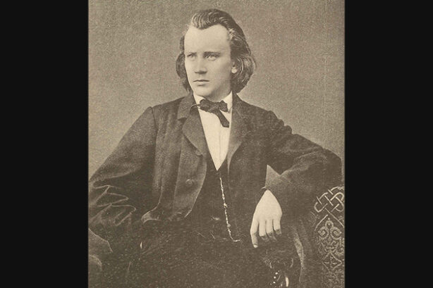 Johannes Brahms rond 1865